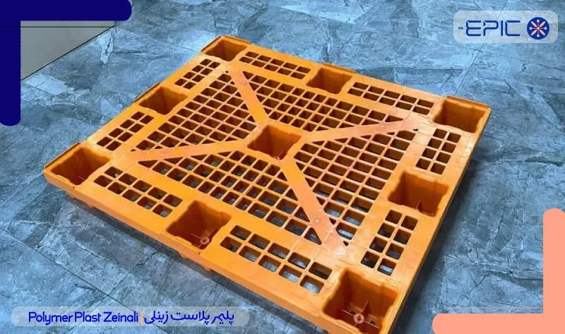 پالت پلاستیکی از نمای بالا