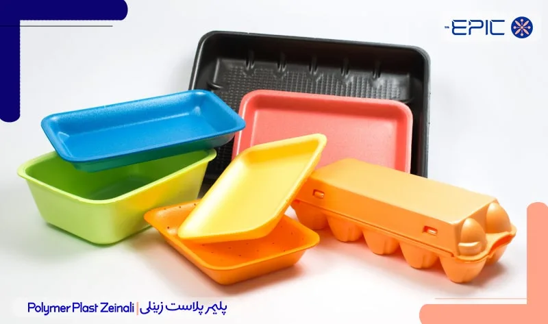ظروف یکبار مصرف پلی استایرن (Polystyrene یا PS) 